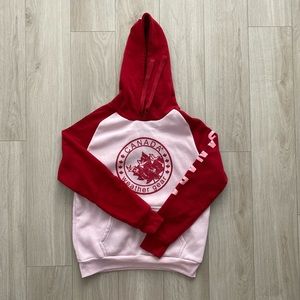 Red and pink Canada 🇨🇦 hoodie